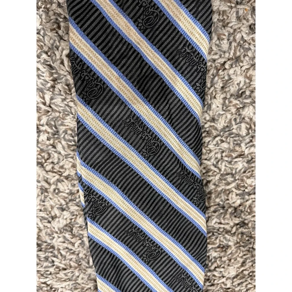 Blue stripped chick-Fil-A Tie‎